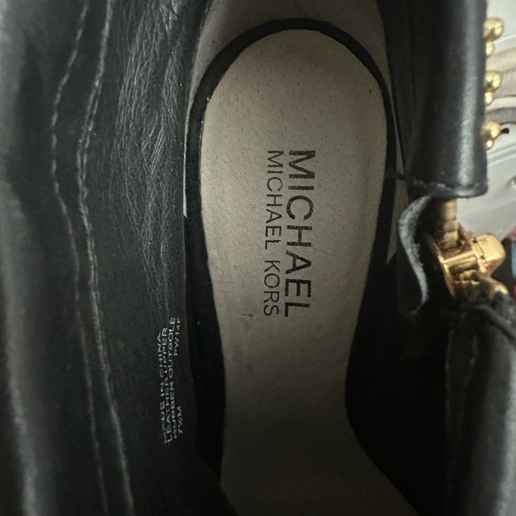 Michael Kors Krista Open Toe Peep Toe Studded Suede Booties, Size 7.5 - Picture 4 of 6